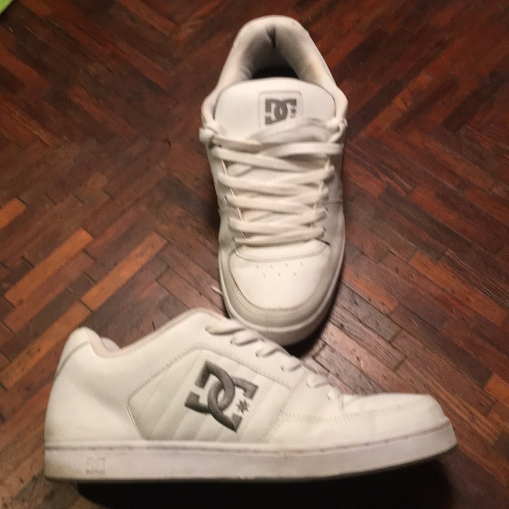 White DC Skate Shoes